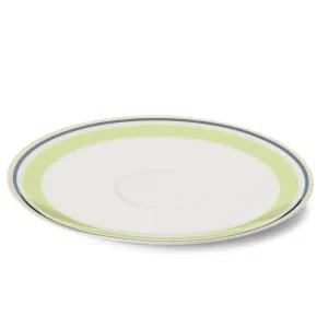 Capri - Coffee Saucer Spring Green/Dark Green 6.2 in | 16cm