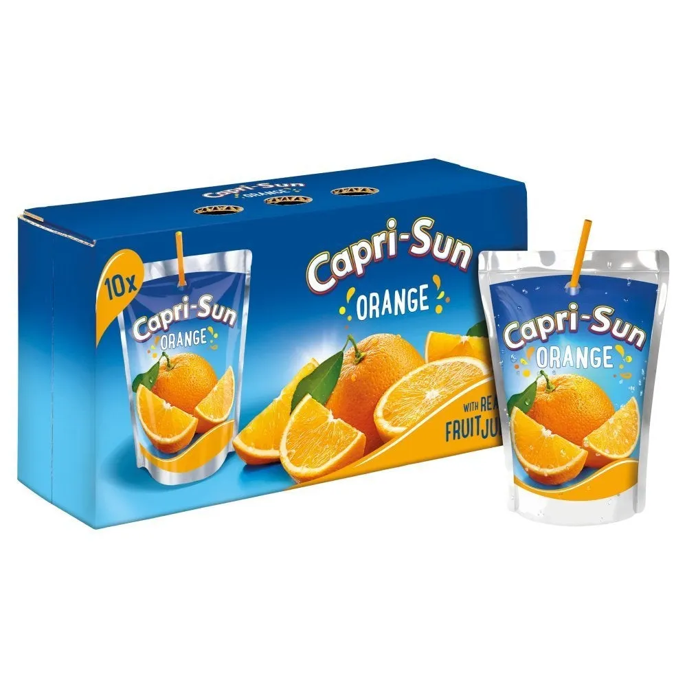 Capri-Sun Orange Juice Drinks, Pouches 10 x 200ml