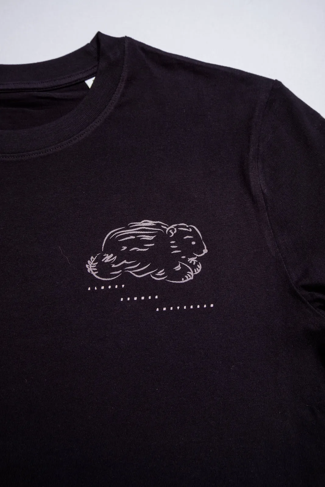 club wombat amsterdam black organic oversized t-shirt