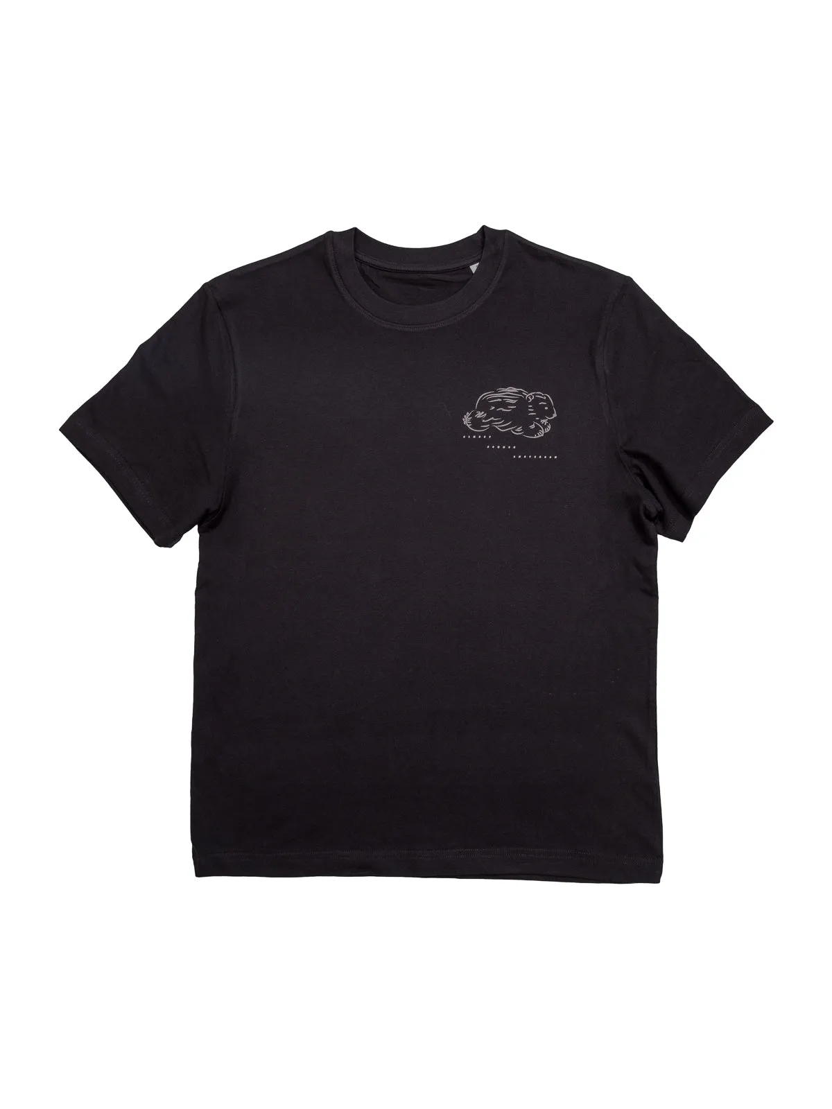 club wombat amsterdam black organic oversized t-shirt