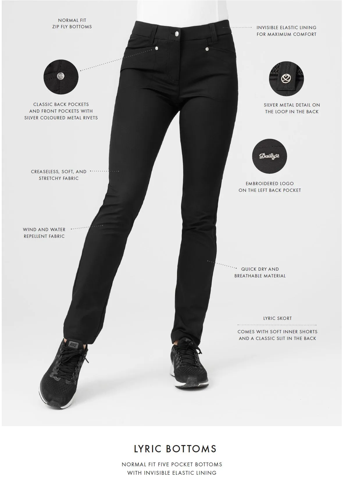 DAILY SPORTS Lyric Capri 74cm 262 Navy