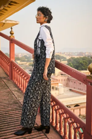 Denim Jacquard Pant