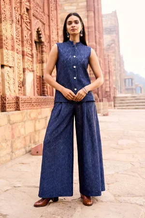 Denim Lace Pant