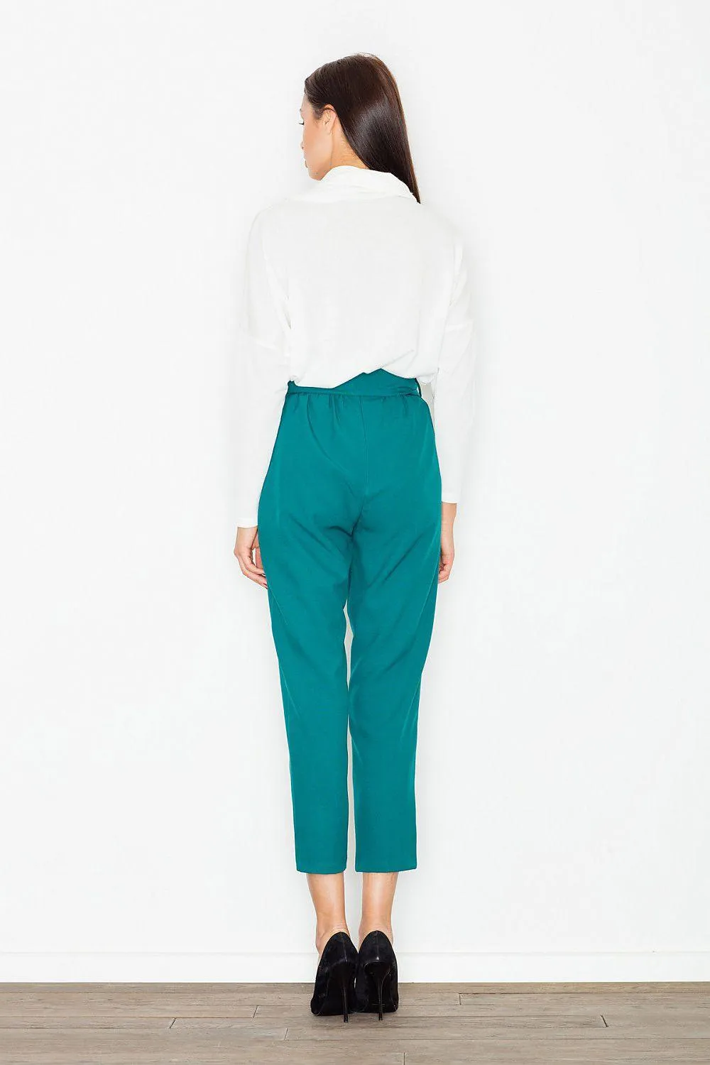 Elegant High-Waisted Trousers by Figl