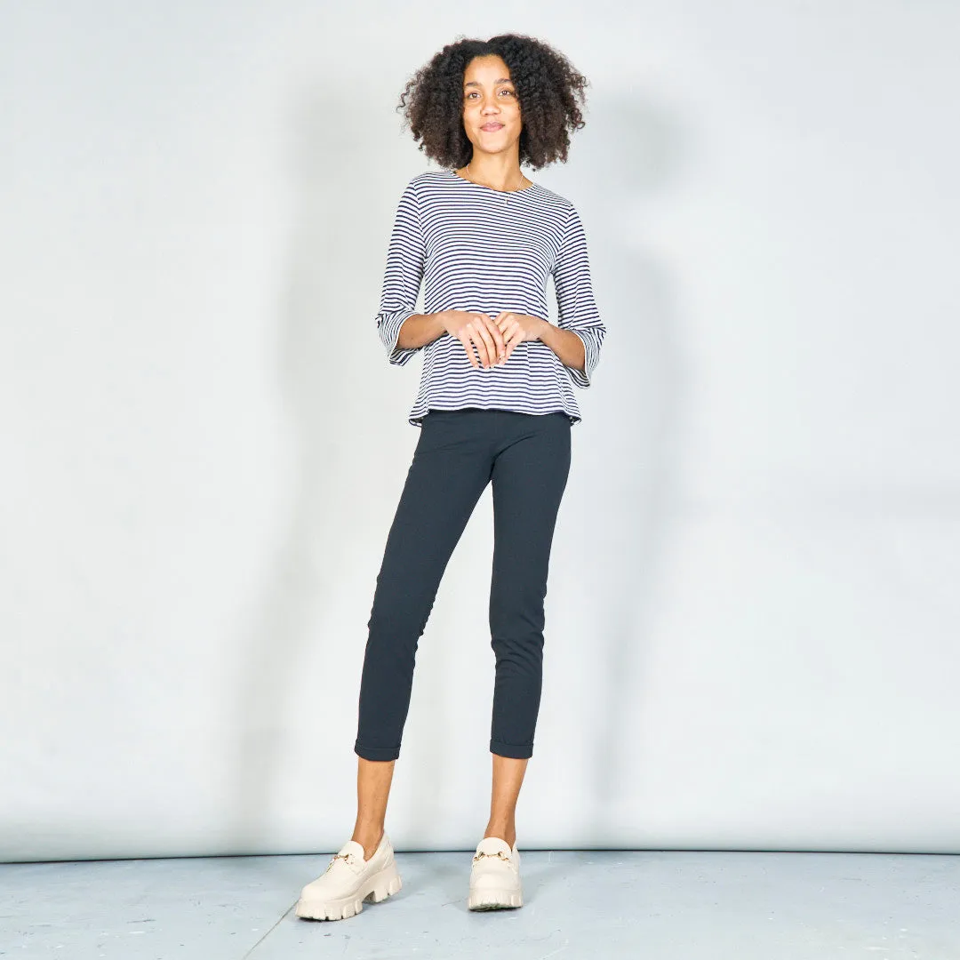 High-waist tapered trousers wholesale