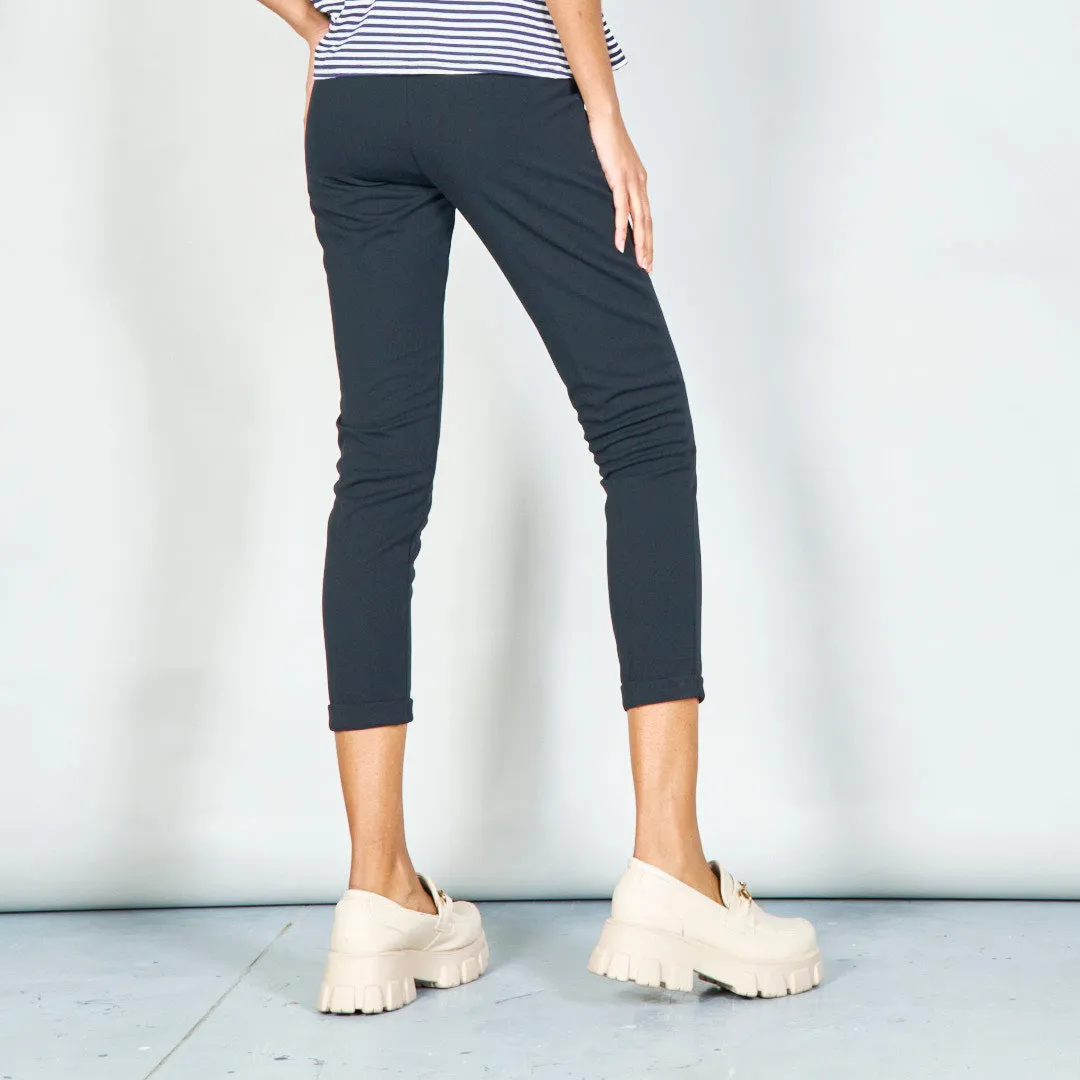 High-waist tapered trousers wholesale