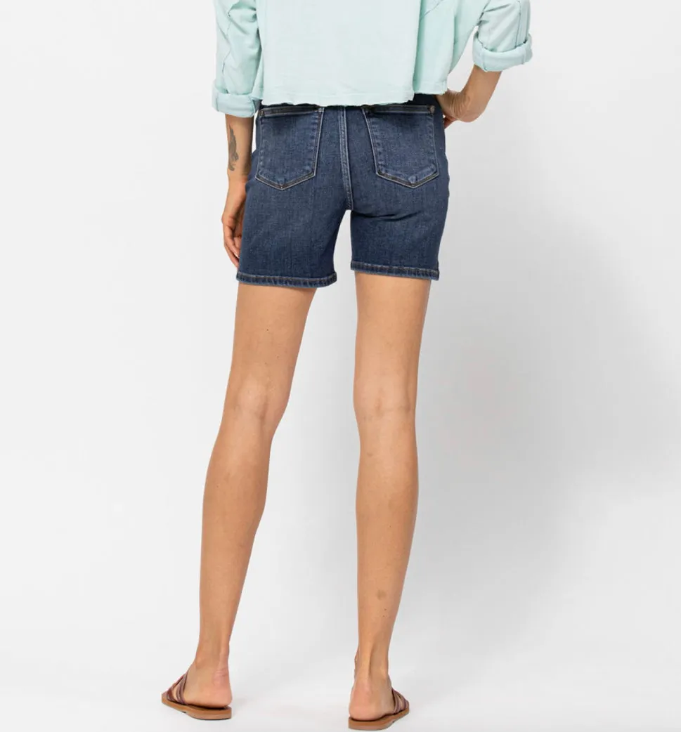 Judy Blue Dark Wash Shorts