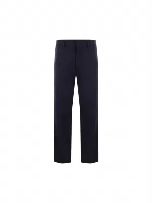 Loose-Fit Stretch Trousers