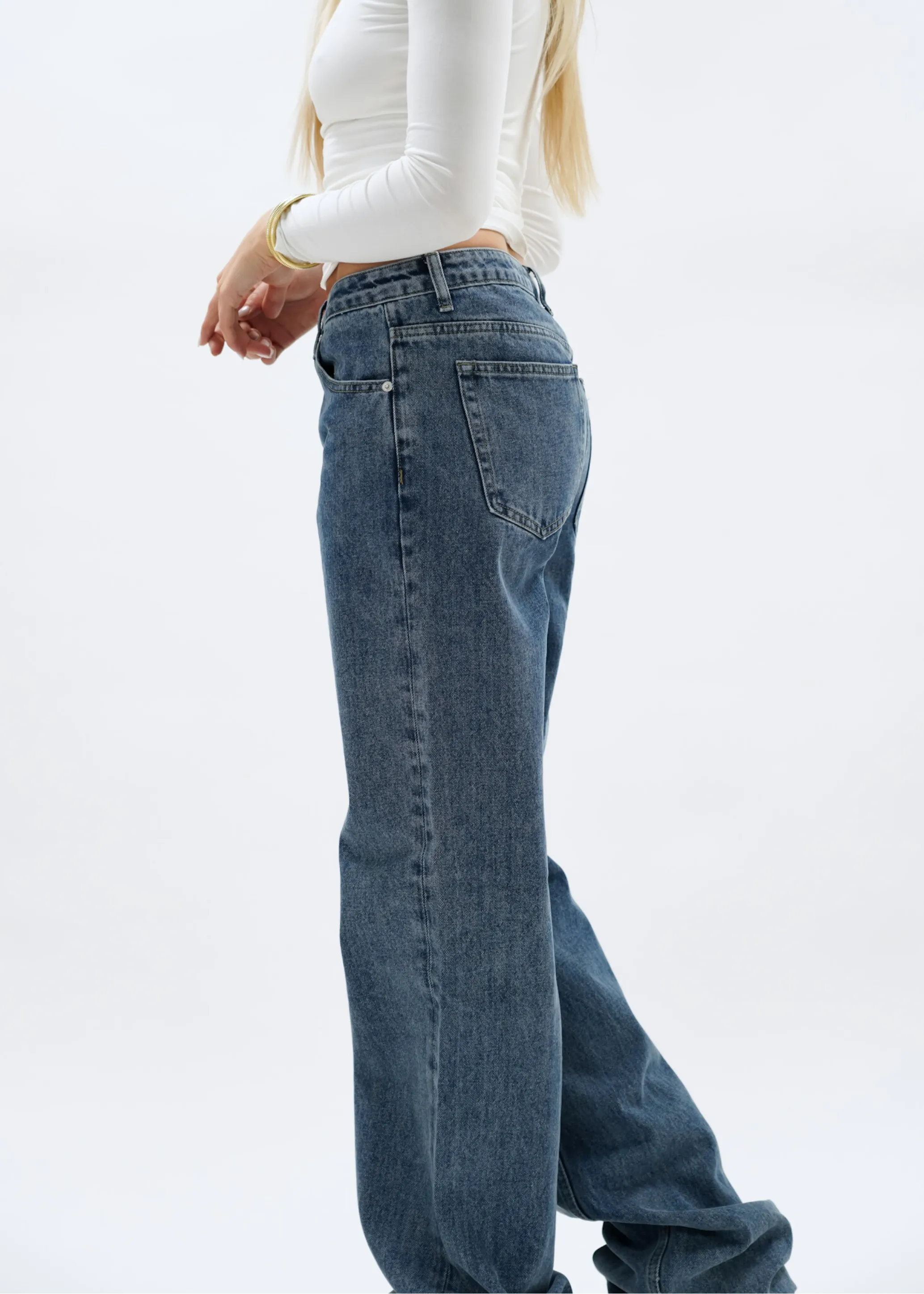 Low waist jeans dark blue (TALL)