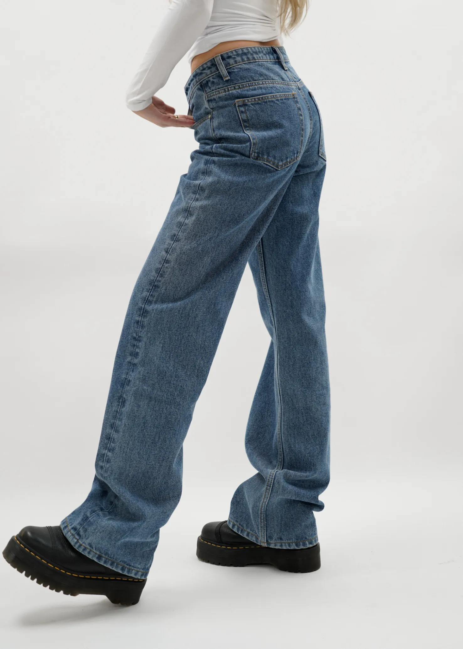 Low waist jeans dark blue (TALL)