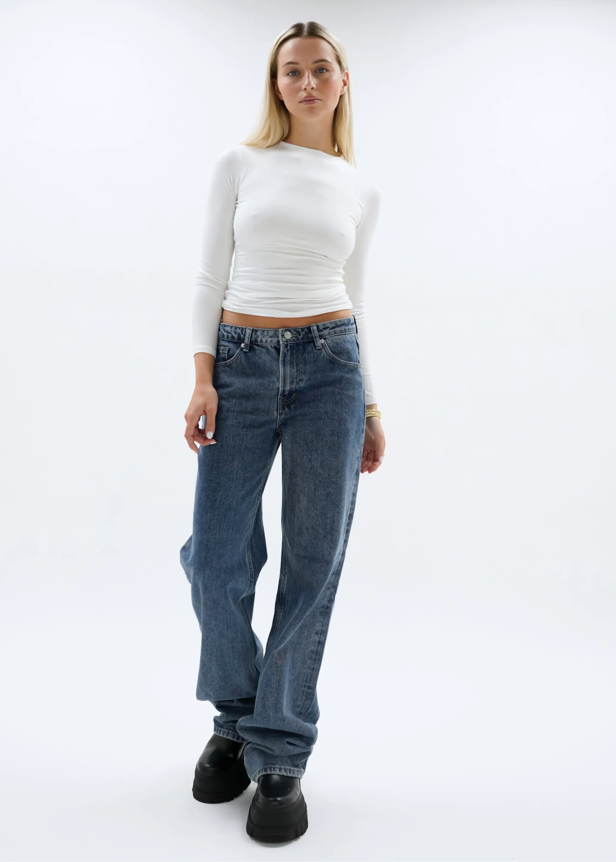 Low waist jeans dark blue (TALL)