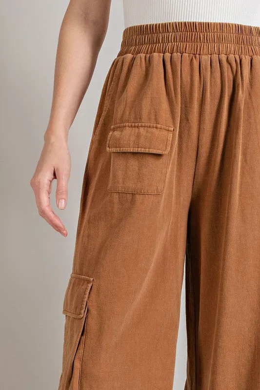 Mineral Washed Cargo Pants