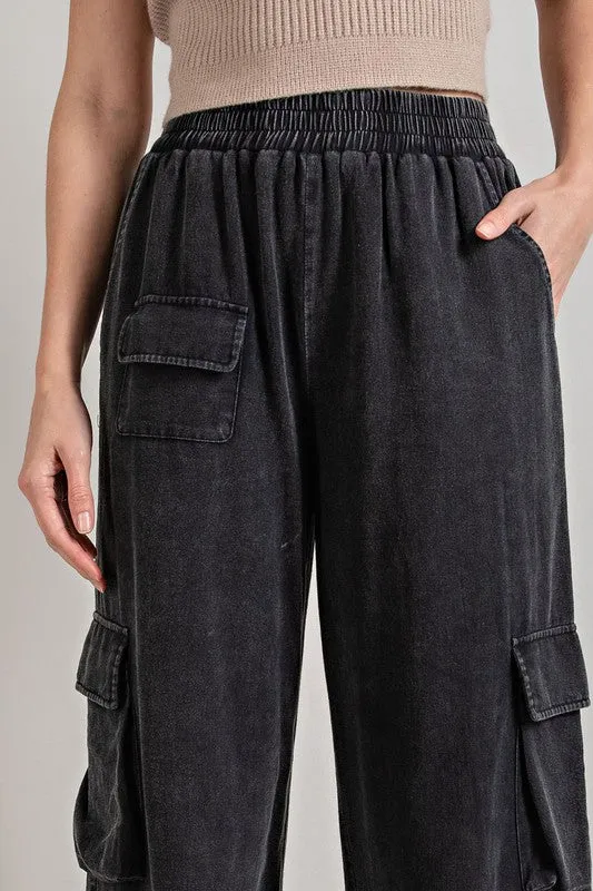 Mineral Washed Cargo Pants