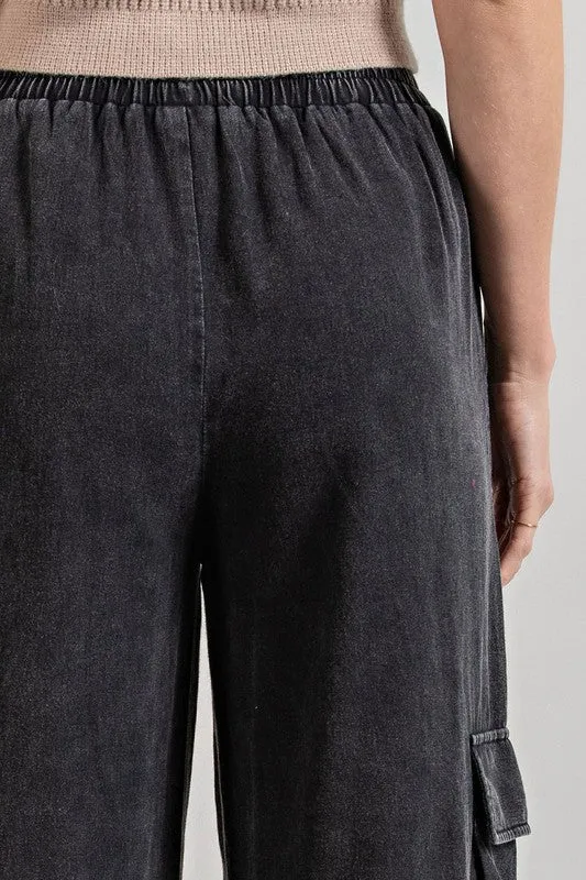 Mineral Washed Cargo Pants
