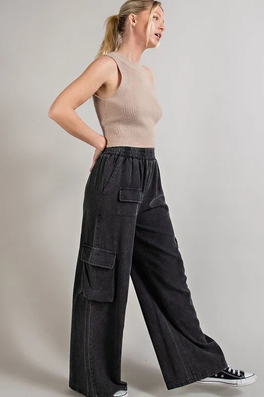 Mineral Washed Cargo Pants