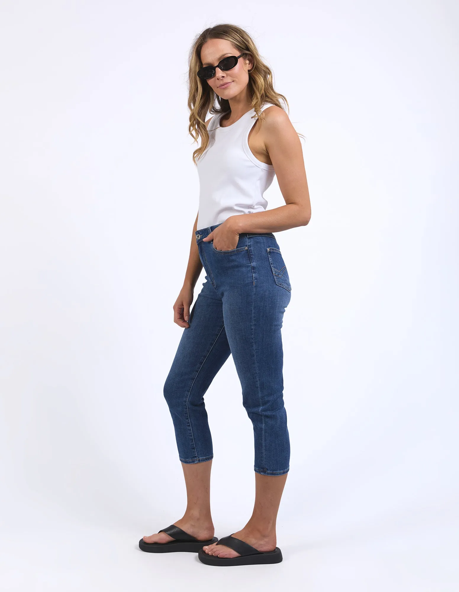 Mollie Capri Jean Blue