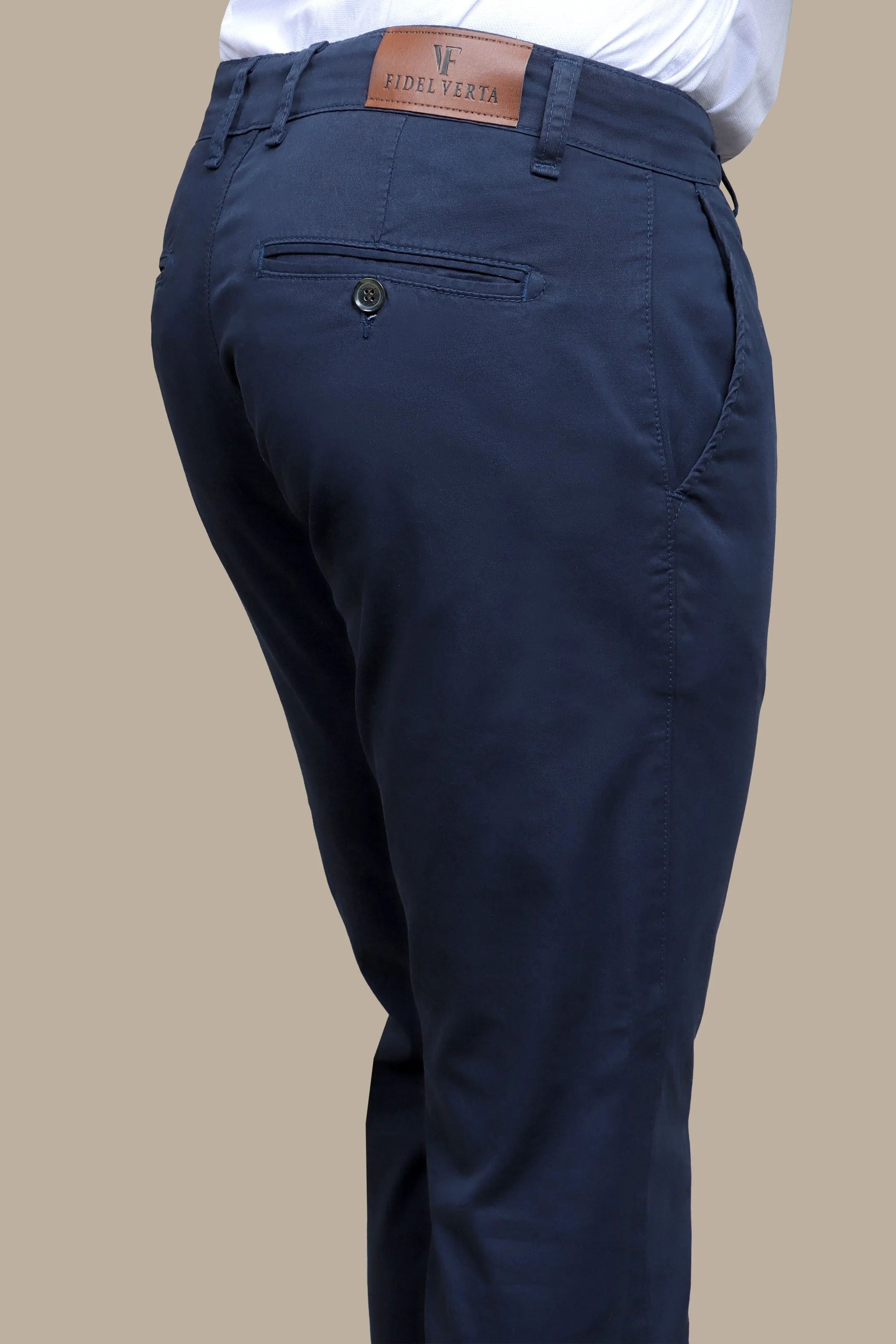 Navy Slim Fit Chino Pants