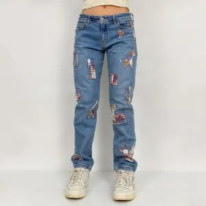 Patchwork Americana Jeans