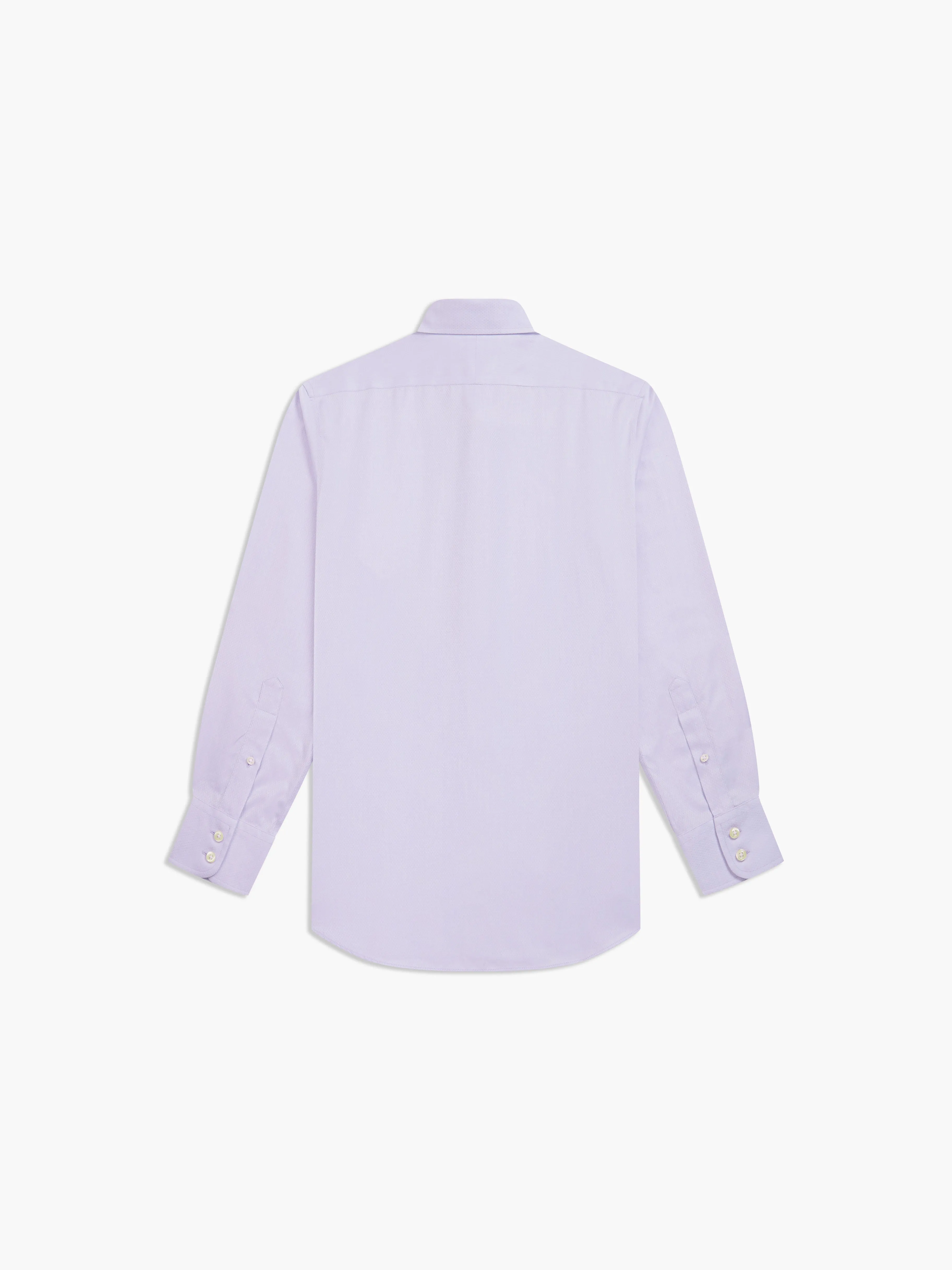 Semi Cutaway Collar Non-Iron Twill
