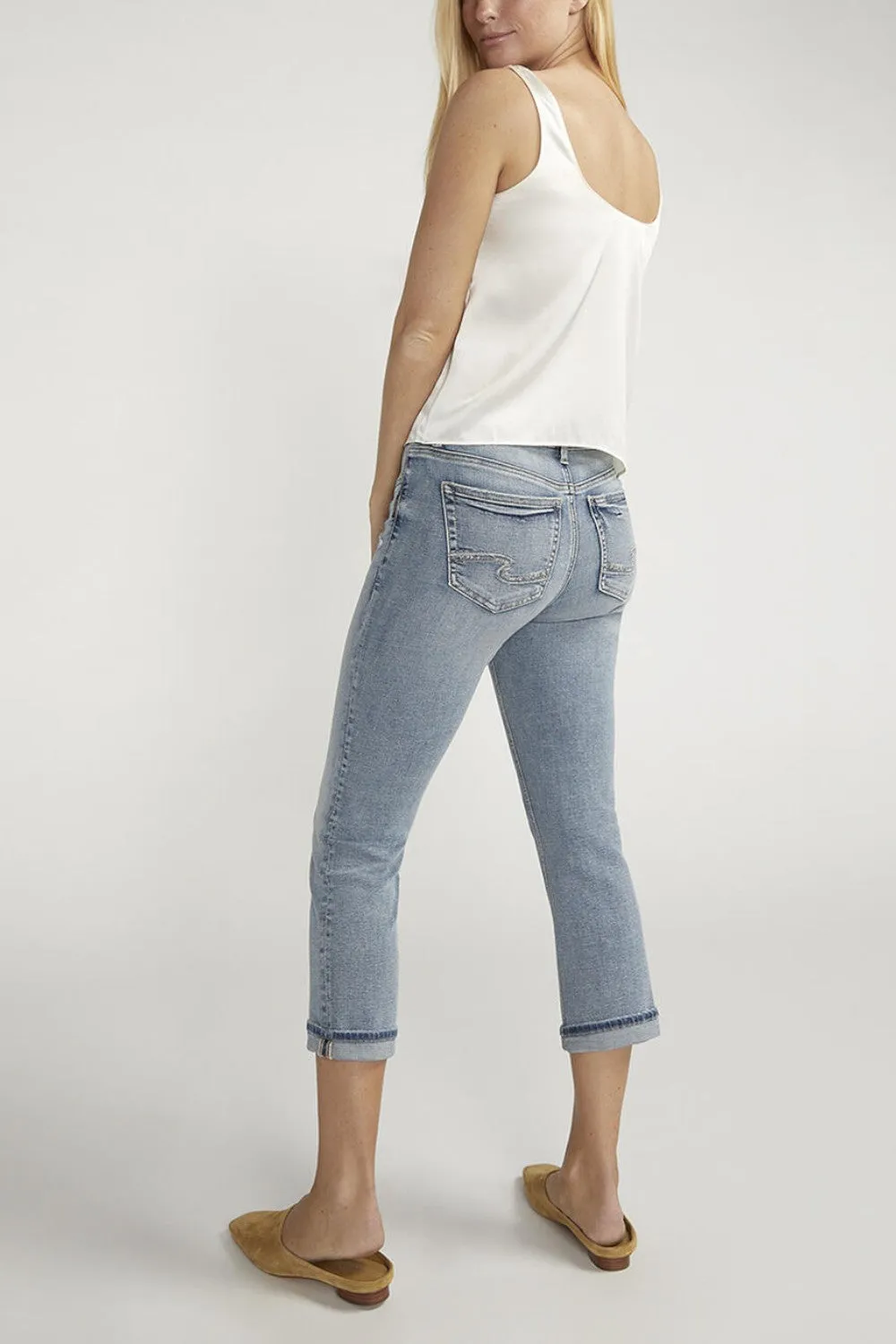 Silver Jeans Co. Suki Mid Rise Capri