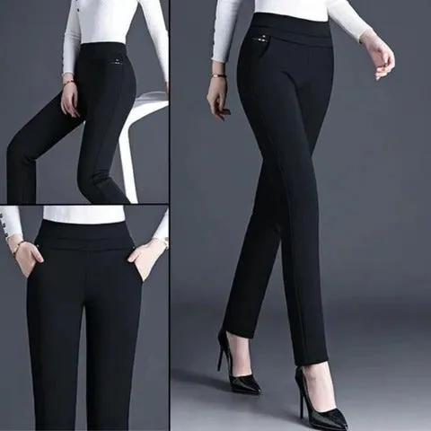 Stretch elegant women's trousers