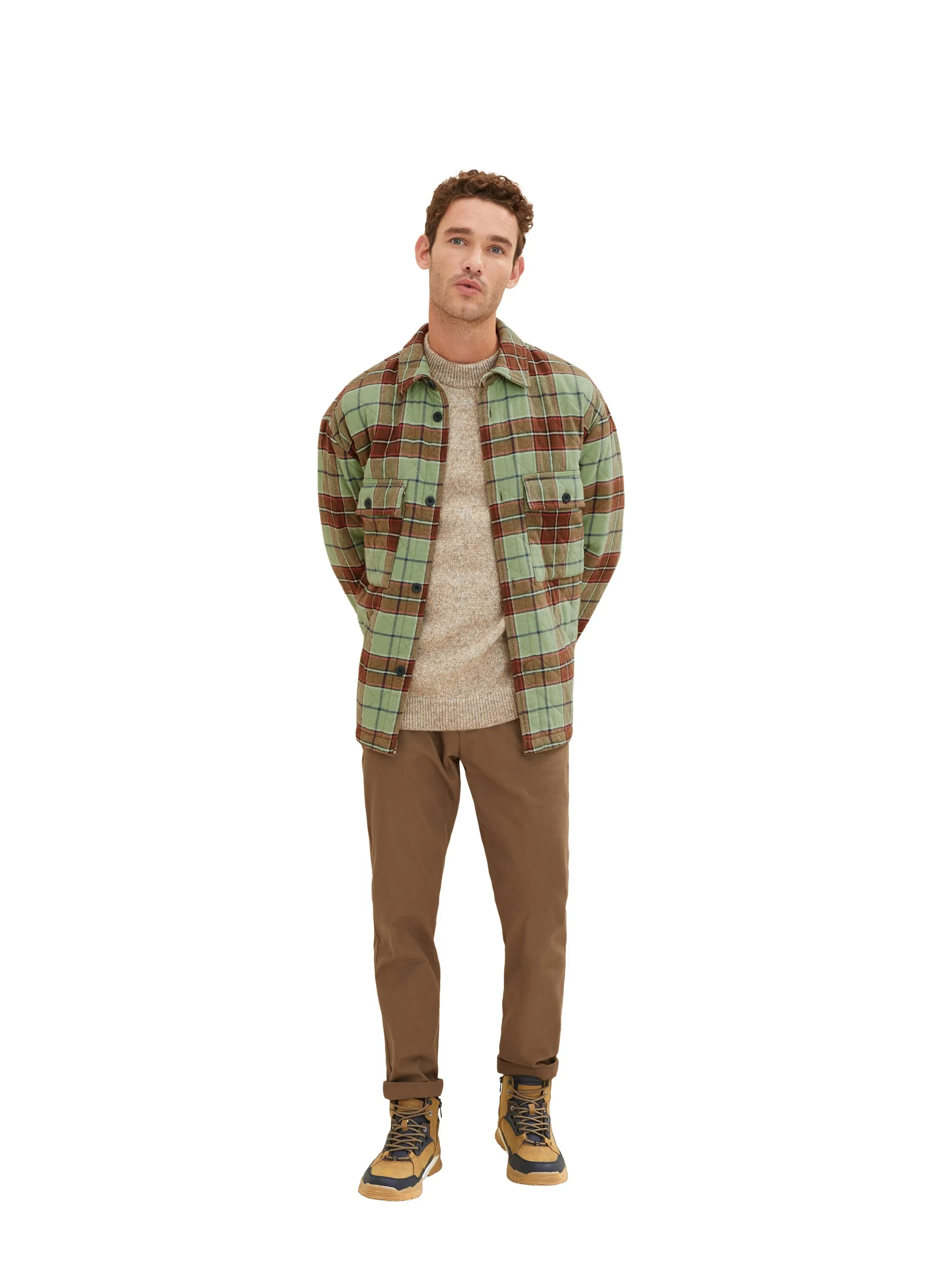 structured tapered pants