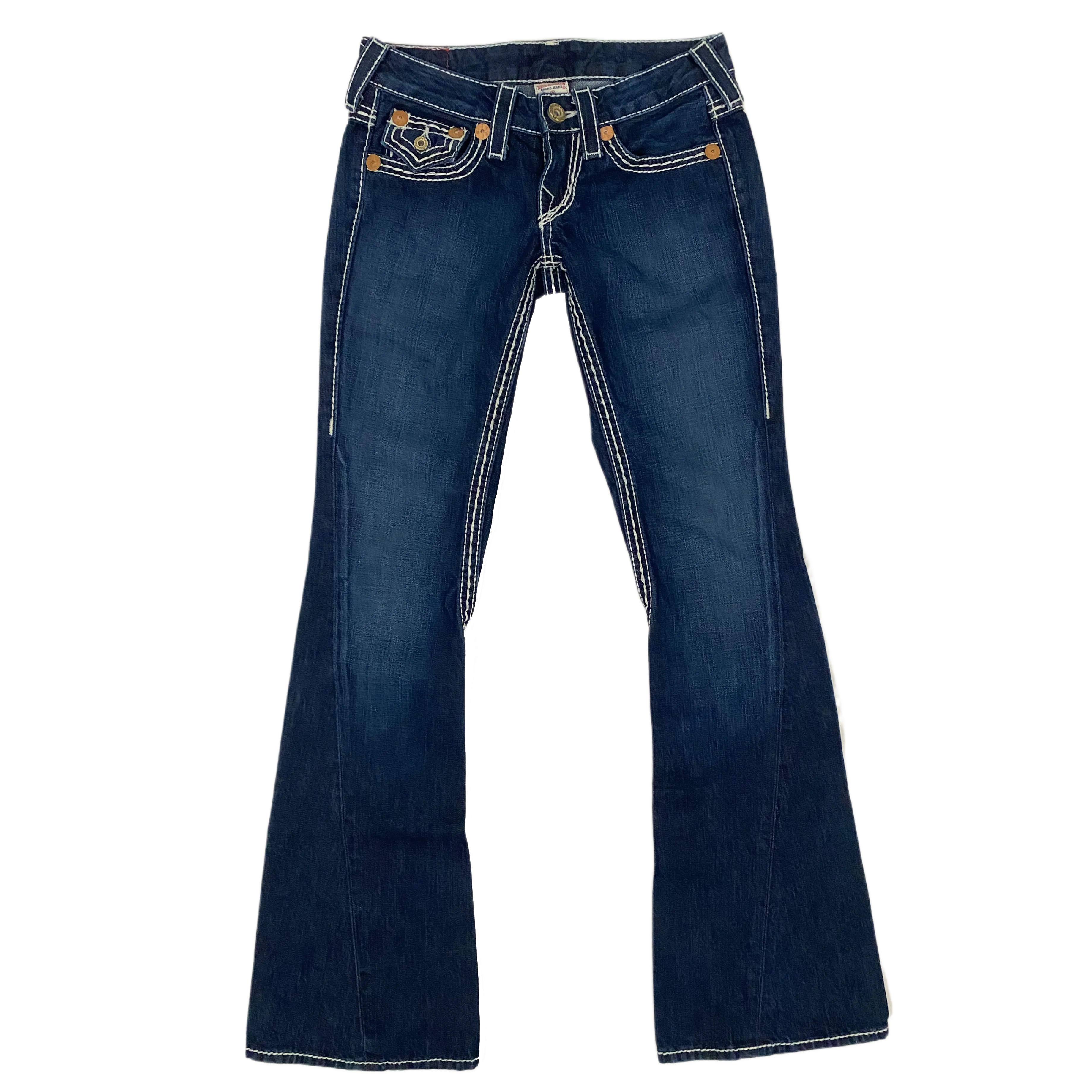True Religion Low Rise Flares (XS)