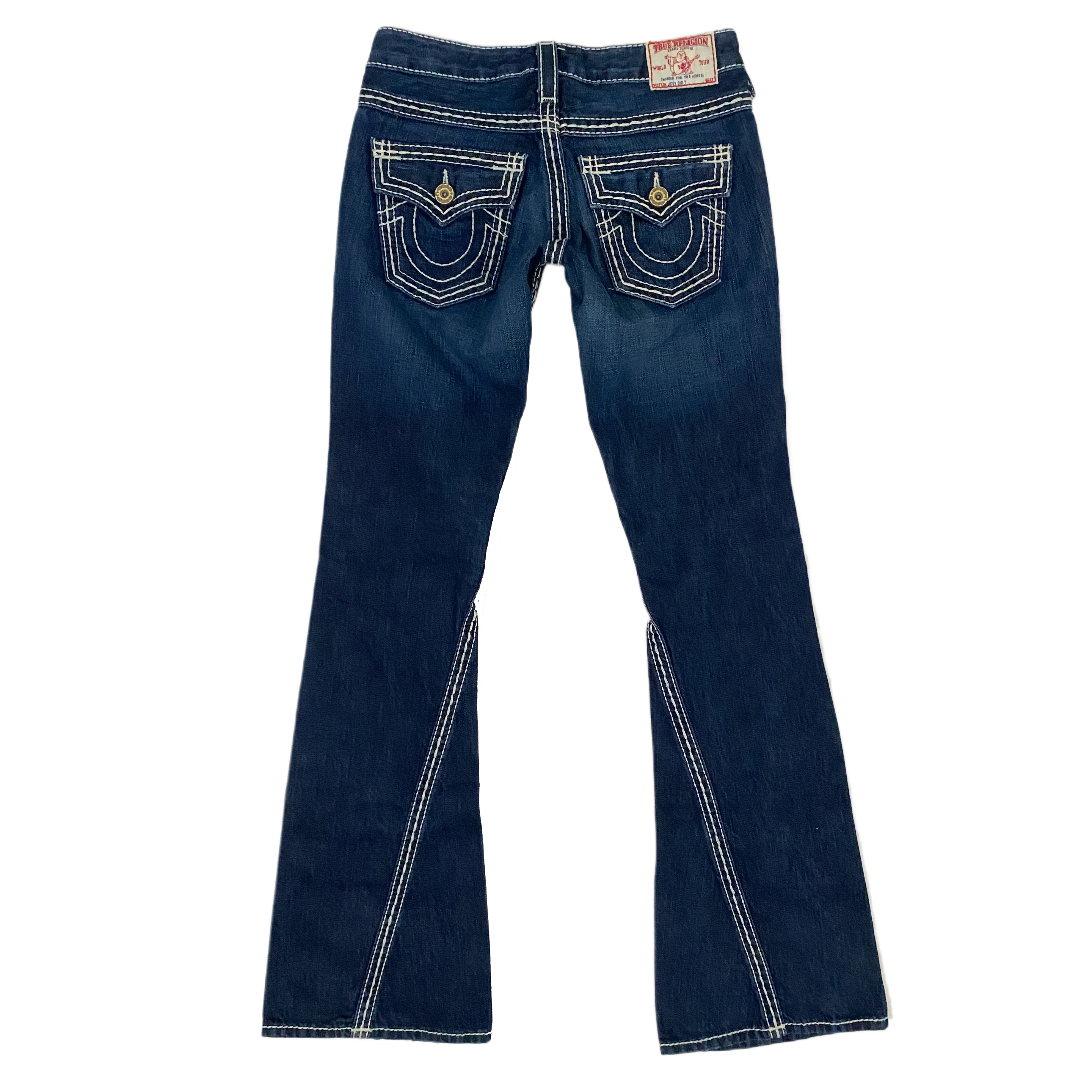 True Religion Low Rise Flares (XS)
