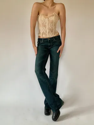 Y2K Dark Wash Jeans (M)