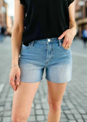 ZIGGY LIGHT WASH CUTOFF DENIM SHORTS